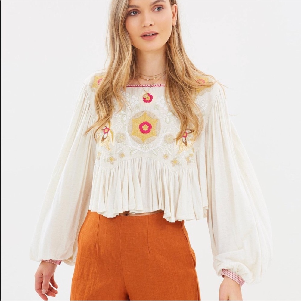 Free people Claudine top